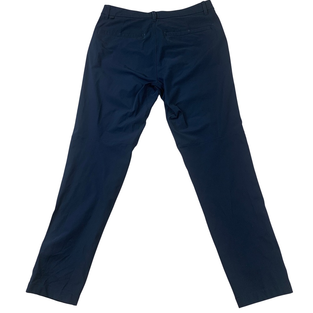 Lululemon‎ Commission Pant Slim Navy Blue Mens Size 33 Chino Trousers ABC 1635